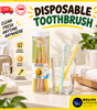 10pcs Disposable Toothbrush Set | Soft 0.18mm Bristles | Travel & Guest Use