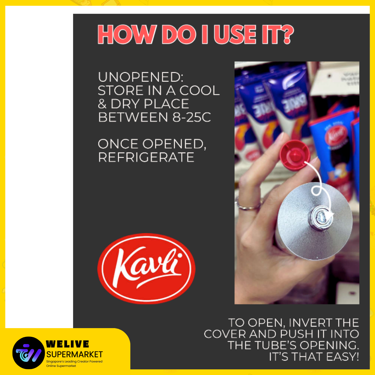 KAVLI Premium Tube Cheese Spread/ 9 Flavours/ 250-275g