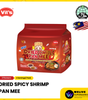Vit’s Spicy Chilli Dry Pan Mee – Ayam Penyet & Dried Shrimp Flavours (4 Servings Pack)