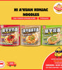 [BUY 4 FREE 1] HI A’KUAN Konjac Noodles 3 Flavours | Sesame Paste Cold Noodle | Low-Calorie Ready to Mix Snack | Office Snacks | Low fat | Delicious | Healthy