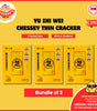 [3 Box Bundle] Yu Zi Wei Roasted Cheese Thin Cracker | 7 Packs/ Box | Cheesy Taste Snacks | Snacker's Box