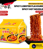 Bai Xiang White Elephant Korean Spicy Ramen (Ghost Pepper & Spicy Lobster) – 5 Pack