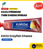 KAVLI Premium Tube Cheese Spread - 8 Flavours, 250-275g, Rich & Creamy, Made in Sweden