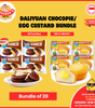 [20 PACK BUNDLE] DA LI YUAN CHOCO PIE/ EGG CUSTARD PIE BUNDLE | CREAMPIE |SNACKER'S BOX