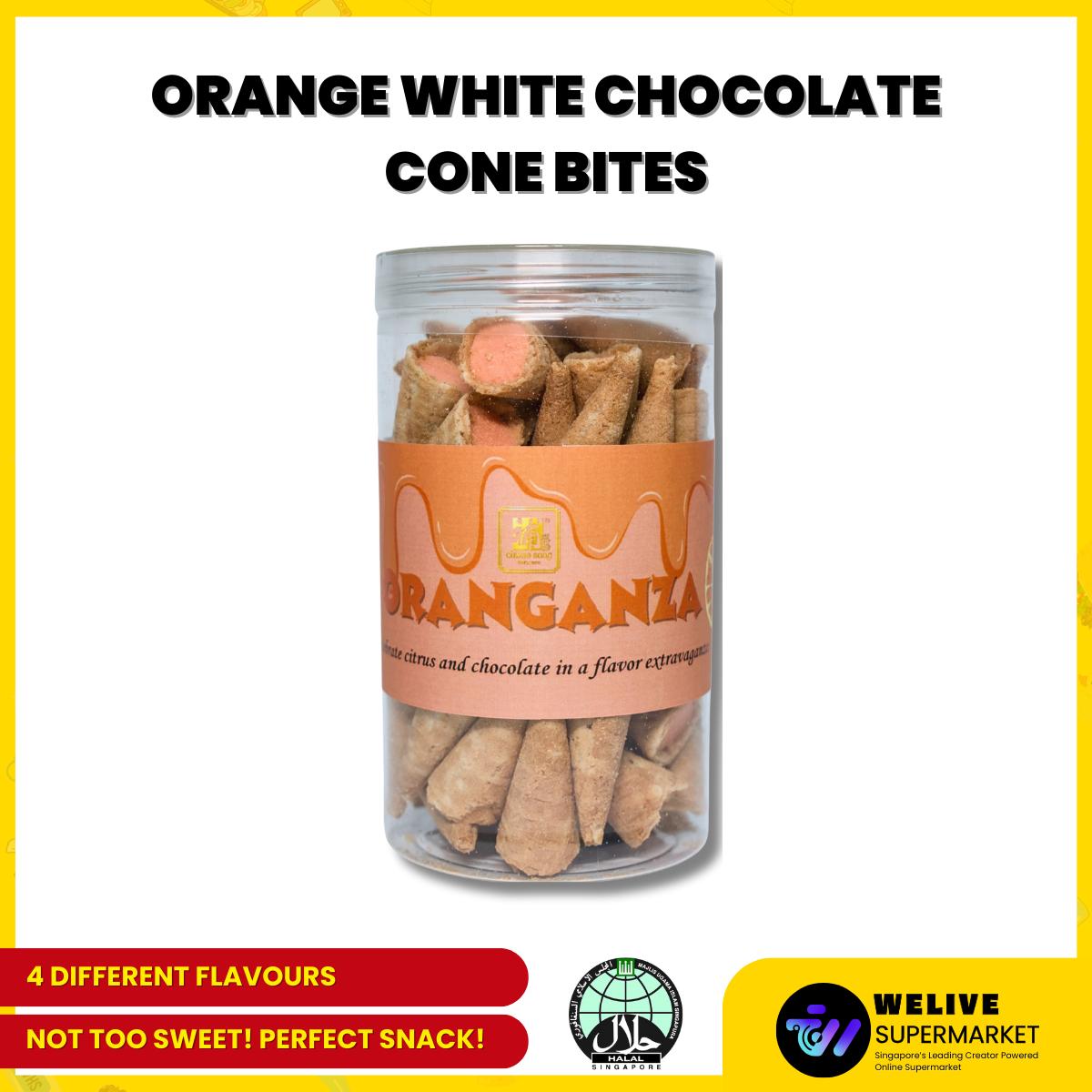 Crispy & Creamy Flavoured Chocolate Cone Bites / 300g / Halal Friendly/ Snacks