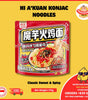 [BUY 4 FREE 1] HI A’KUAN Konjac Noodles 3 Flavours | Sesame Paste Cold Noodle | Low-Calorie Ready to Mix Snack | Office Snacks | Low fat | Delicious | Healthy