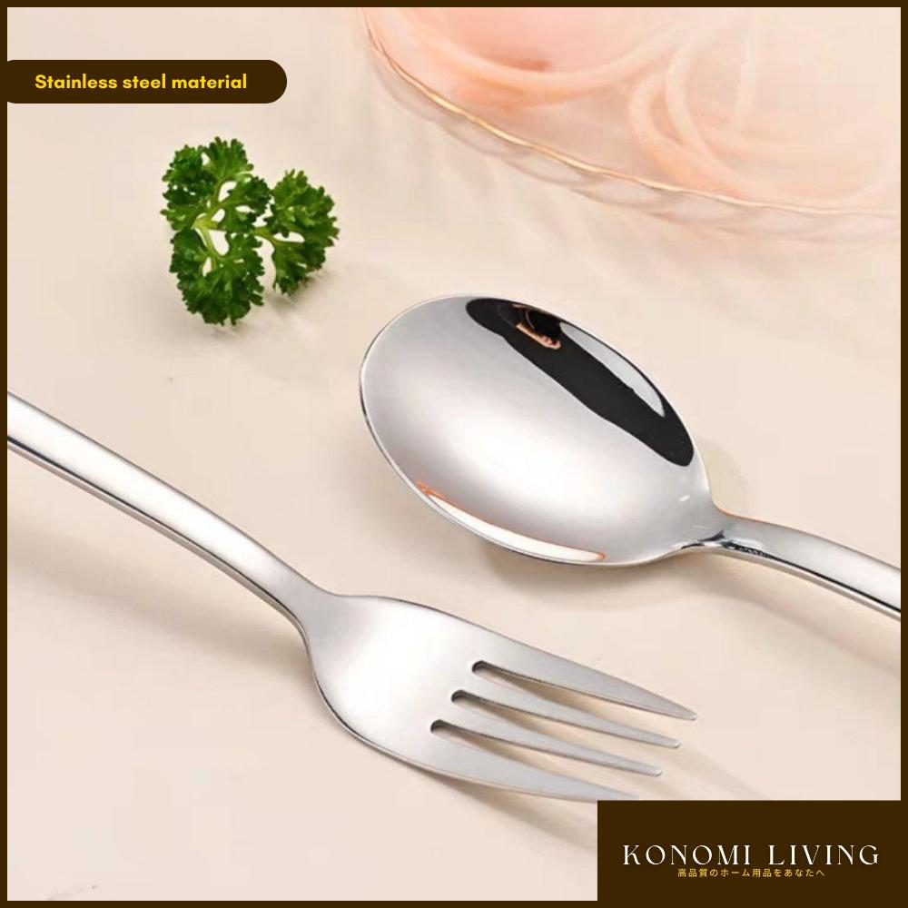 [Bundle of 3] Cute Ducky Stainless-Steel Fork & Spoon Set | Safe & Durable Cutlery | Easy to Use | Daily Use | Utensil Set | Cutlery Set | Tableware Set
