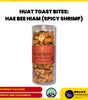 CNY HUAT Toast Bites Series | Halal Friendly Snack | 350g | Caramel | Tomato | Hae Bee Hiam | Spicy Mala |Snacks