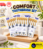 6pc Soft-Bristle Toothbrush Set | 0.15mm Bristles