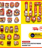 [WL01] CNY Cute Festive Fridge Magnet Set (10pcs) | Chinese New Year | Auspicious Cartoon | Refrigerator Decor | Home & Office Decoration