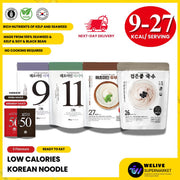9–27 kcal Low-Calorie Korean Noodle Series - Haecheomin Seaweed, Kelp & Tofu Noodles