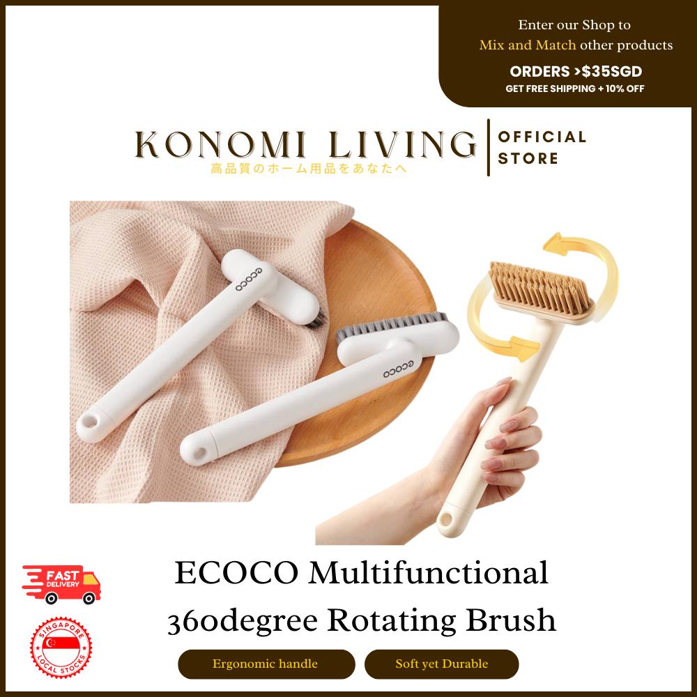 ECOCO 360° Rotating Cleaning Brush | Multifunctional | V-Shaped Bristles | Bathroom & Kitchen Deep Cleaning | Spring Cleaning | Multipurpose Brush