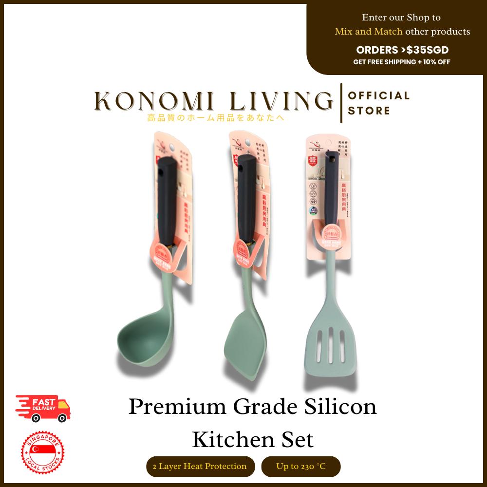 Premium Silicone Kitchen Set — Heat-Proof & Non-Stick (Up to 230°C!)