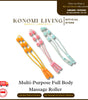 Full Body Massage Roller | 12 Rollers, 96 Points | Neck, Back & Leg Muscle Relax Tool | Multipurpose | Ease Muscle Tightness | Daily Relaxation | Lightweight | Durable