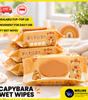 Capybara Gentle Wet Wipes 80pcs | Fragrance-Free Everyday Wipes