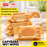 Capybara Gentle Wet Wipes 80pcs | Fragrance-Free Everyday Wipes