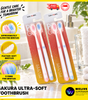 Sakura Ultra-Soft Toothbrush 2pcs | 0.12mm Soft Bristles