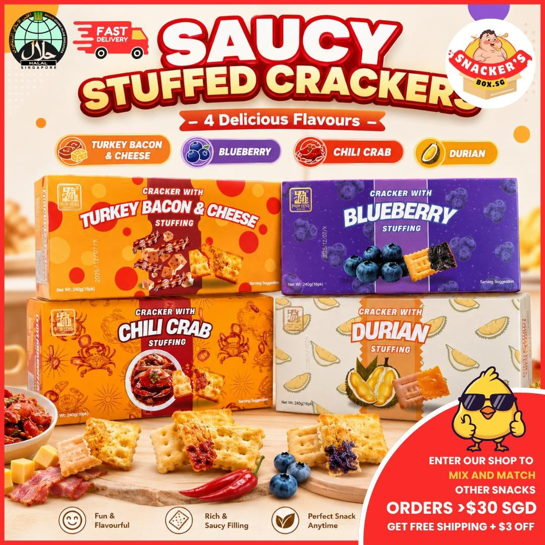 Saucy Stuffed Crackers - Biscuits, Cookies & Wafers