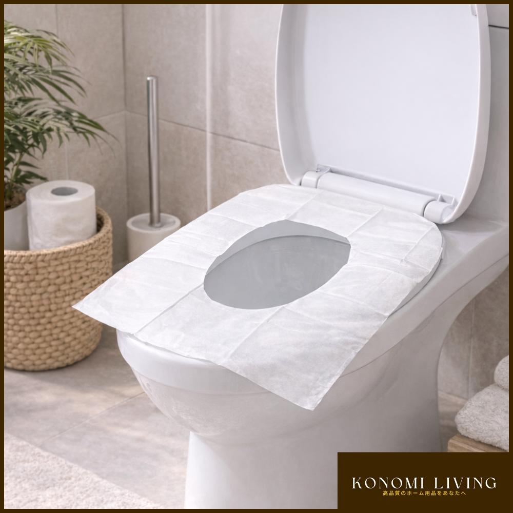 [BUY 5 FREE 1] Disposable Toilet Seat Cover (60 × 40cm) | Single-Use Hygiene Seat Cover | Travel, Public Toilet & Emergency Use