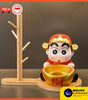 [WL05A] 3合1蜡笔小新农历新年装饰 | 新年 | 聚宝盆 + 钥匙扣 + 招财摆件 | 家居与办公室