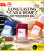 Car & Home Fragrance Gel | 3 Scents | Room & Small Space Freshener