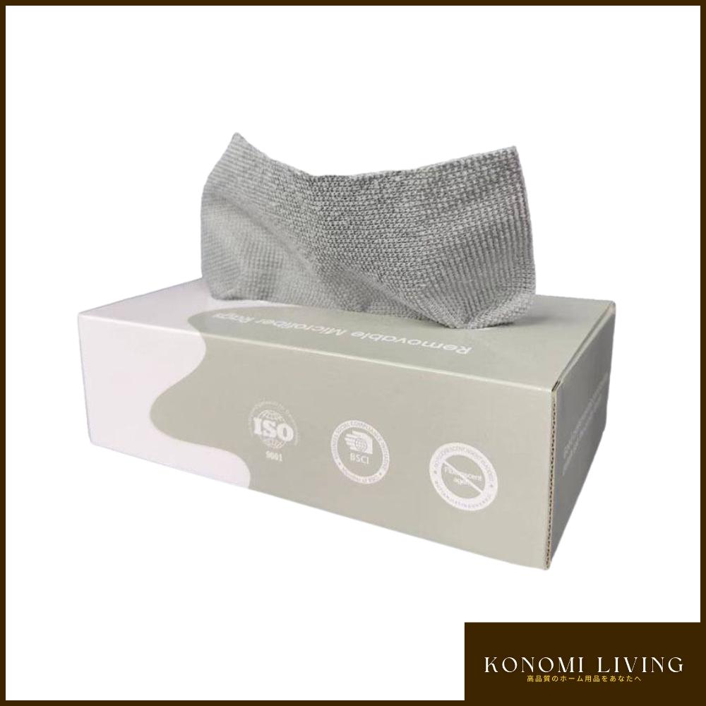 [BUY 4 FREE 1] Disposable Microfiber Cleaning Cloth (20pcs/Box) | Absorbent | Wet & Dry Use | Kitchen | Household Cleaning | Reusable