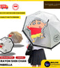 Crayon Shin-chan Straight Handle Umbrella | Cute Cartoon Long Umbrella | Windproof & Waterproof Rain Umbrella | Daily School & Commuting Umbrella
