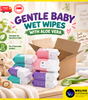 Gentle Baby Wet Wipes 80pcs | Aloe Vera