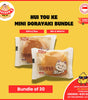 [30 PACK BUNDLE] Mini Dorayaki Bundle | Red bean & Taro | Snacker's Box