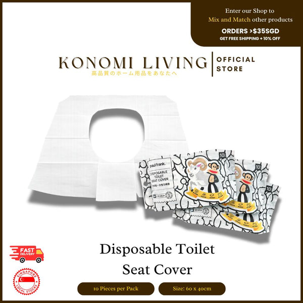 [BUY 5 FREE 1] Disposable Toilet Seat Cover (60 × 40cm) | Single-Use Hygiene Seat Cover | Travel, Public Toilet & Emergency Use