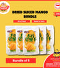 [5 PACK BUNDLE] DRIED SLICED MANGO BUNDLE | DRIED FRUITS | SNACKER BOX