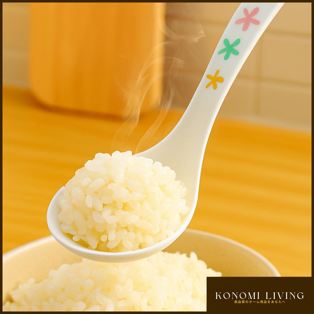 [BUY 3 FREE 1] Cute Flower Melamine Soup Spoon | Durable | Food-Safe | Everyday Dining Spoon | Daily Use | Mukbang Eating