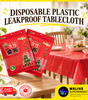 8pc Disposable Leakproof Tablecloths | Thick PE Party Covers