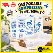 Compressed Travel Towels 20pcs | Instant-Expand Disposable Towels