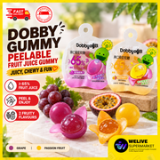 Dobby Peelable Gummies | Grape & Passion Fruit