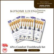 6pcs Soft-Bristle Toothbrush Set | Gentle 0.15mm Bristles | Comfortable & Travel-Friendly Oral Care | Disposable