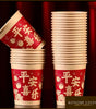 [BUY 2 FREE 1 - 50PCS/PACK] CNY Thick Disposable Paper Cup | Chinese New Year | Festive Design (Random) | Hot & Cold Drinks | Party & Open House