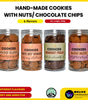 Hand-Made Cookies With Nuts & Chocolate Chips | Halal-Friendly | 200g | Cookies | Snacks