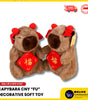 Cute Capybara CNY Decorative Soft Toy | Chinese New Year Design | Stuffed Toy