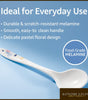 [BUY 3 FREE 1] Cute Flower Melamine Soup Spoon | Durable | Food-Safe | Everyday Dining Spoon | Daily Use | Mukbang Eating