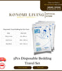 [BUY 5 FREE 1] Disposable Bedding Travel Set (3 PCS) | Single-Use Pillow Cover, Quilt Cover & Bed Sheet | Hygienic Hotel & Travel Use