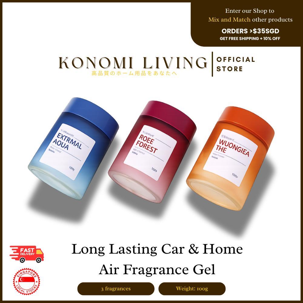 [BUY 3 FREE 3/BUNDLE OF 2] Long Lasting Car & Home Air Fragrance Gel | Odour Control | Fresh Scent for Car, Room & Office