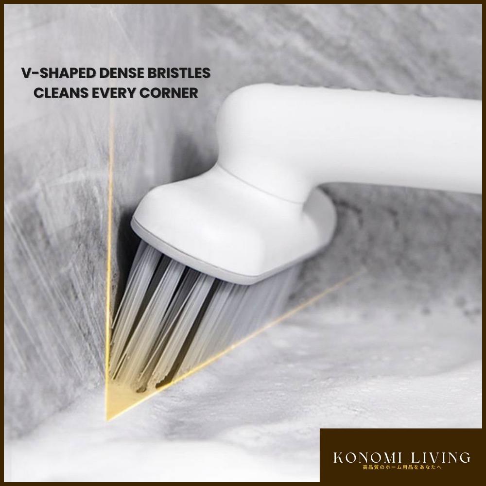 ECOCO 360° Rotating Cleaning Brush | Multifunctional | V-Shaped Bristles | Bathroom & Kitchen Deep Cleaning | Spring Cleaning | Multipurpose Brush