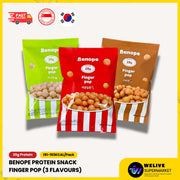 Benope Protein Snack Finger Pop | 48g | High Protein Snack | Korean Snack | 20g Protein | Healthy Crunch Snack | Diet Snack | Gym Snack | Healthy Snack