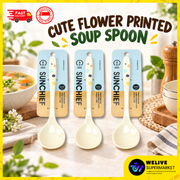 Cute Flower Melamine Soup Spoon | Everyday Dining Spoon