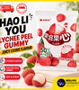 HAO LI YOU Lychee Peel Gummies | Lychee Gummy Candy