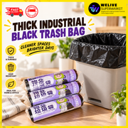 Heavy-Duty Black Trash Bags | Thick Industrial Garbage Bags