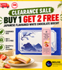 Japanese Langue White Chocolate Biscuits | Matcha, Strawberry & Mint | Halal