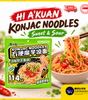 HI A'KUAN Konjac Noodles | 5 Flavours | Ready-to-Mix Instant Noodles