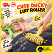 Cute Ducky Lint Roller 8M | 30 Sheets | Pet Hair Remover